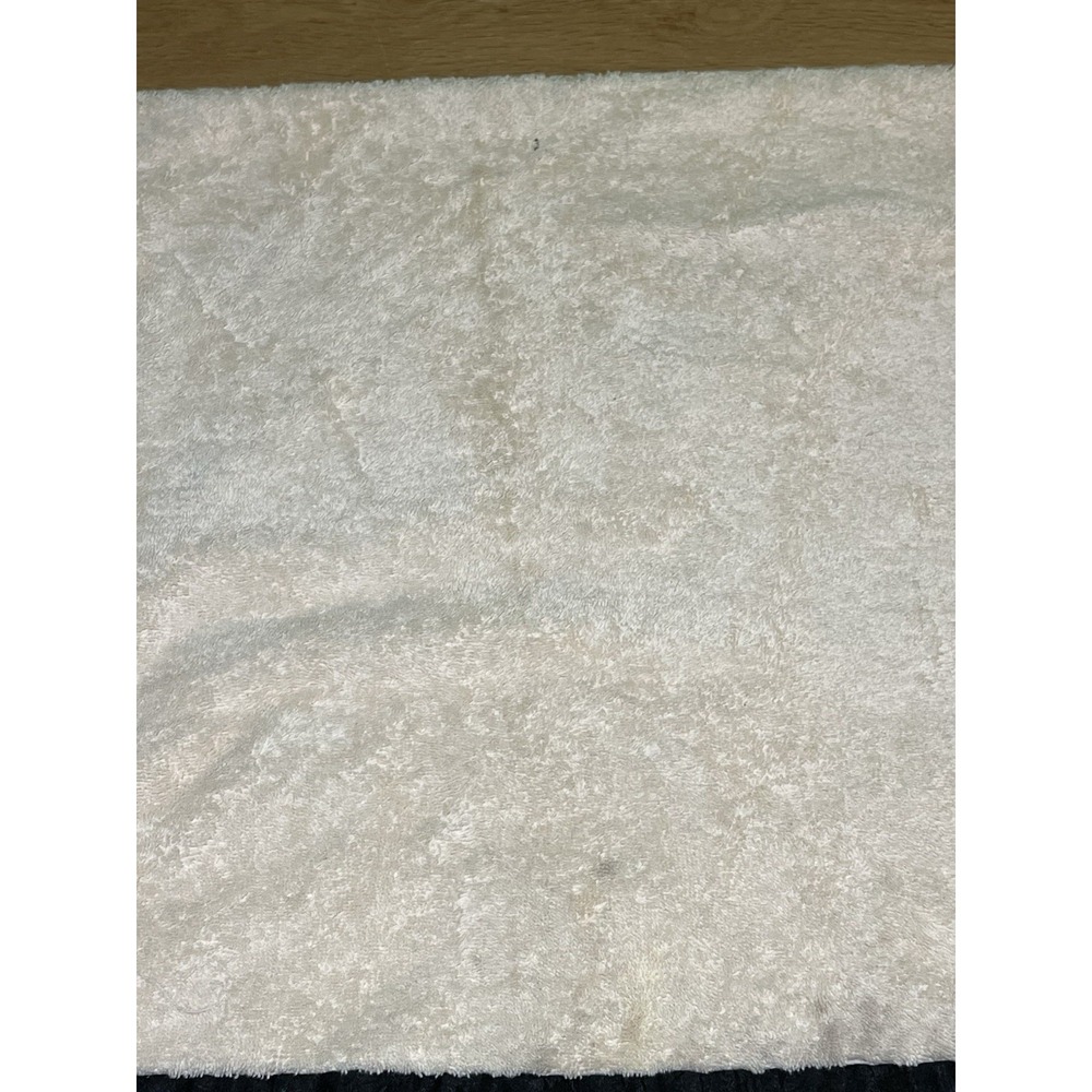 Croscill Home 4 piece bath towel set floral fringe cotton cream Vtg READ - Picture 5 of 16